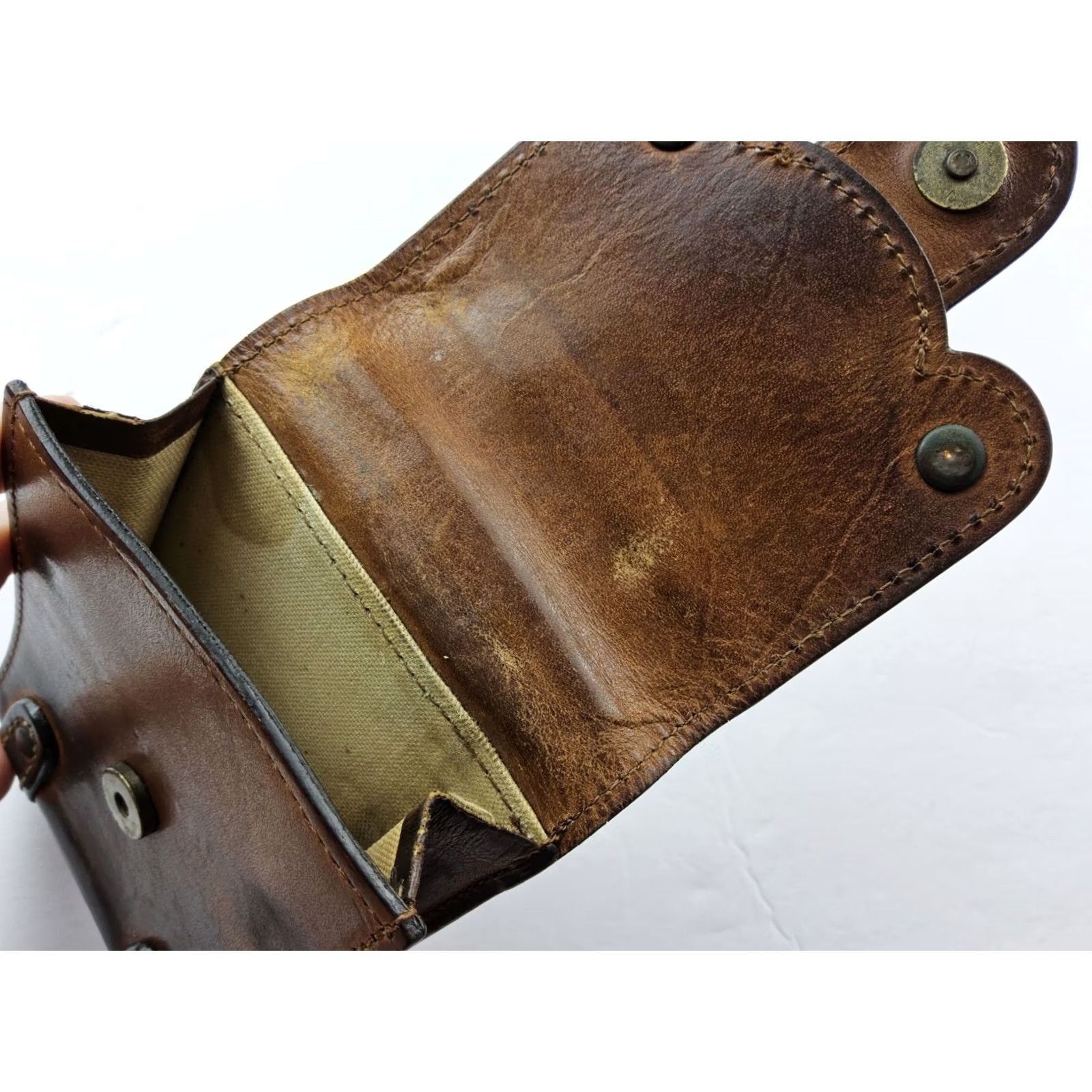 Vintage Chloé Leather Clutch Pouch Women Brown 5x3.5 Accessory Case Cigarette Cell Phone Card Holder Size ONE SIZE - 5 Thumbnail