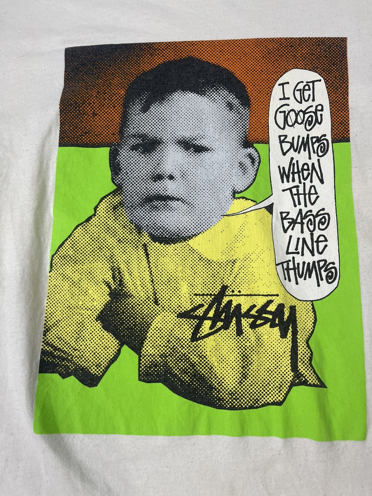 Stussy Vintage Stussy Big Logo Tshirt Streetwear Size US S / EU 44-46 / 1 - 10 Thumbnail
