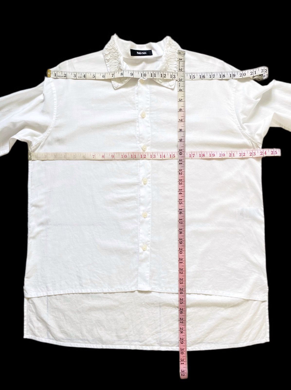 Ne-Net Vintage Ne-Net Embroidered Collar Oversized Shirt Size M / US 6-8 / IT 42-44 - 6 Thumbnail