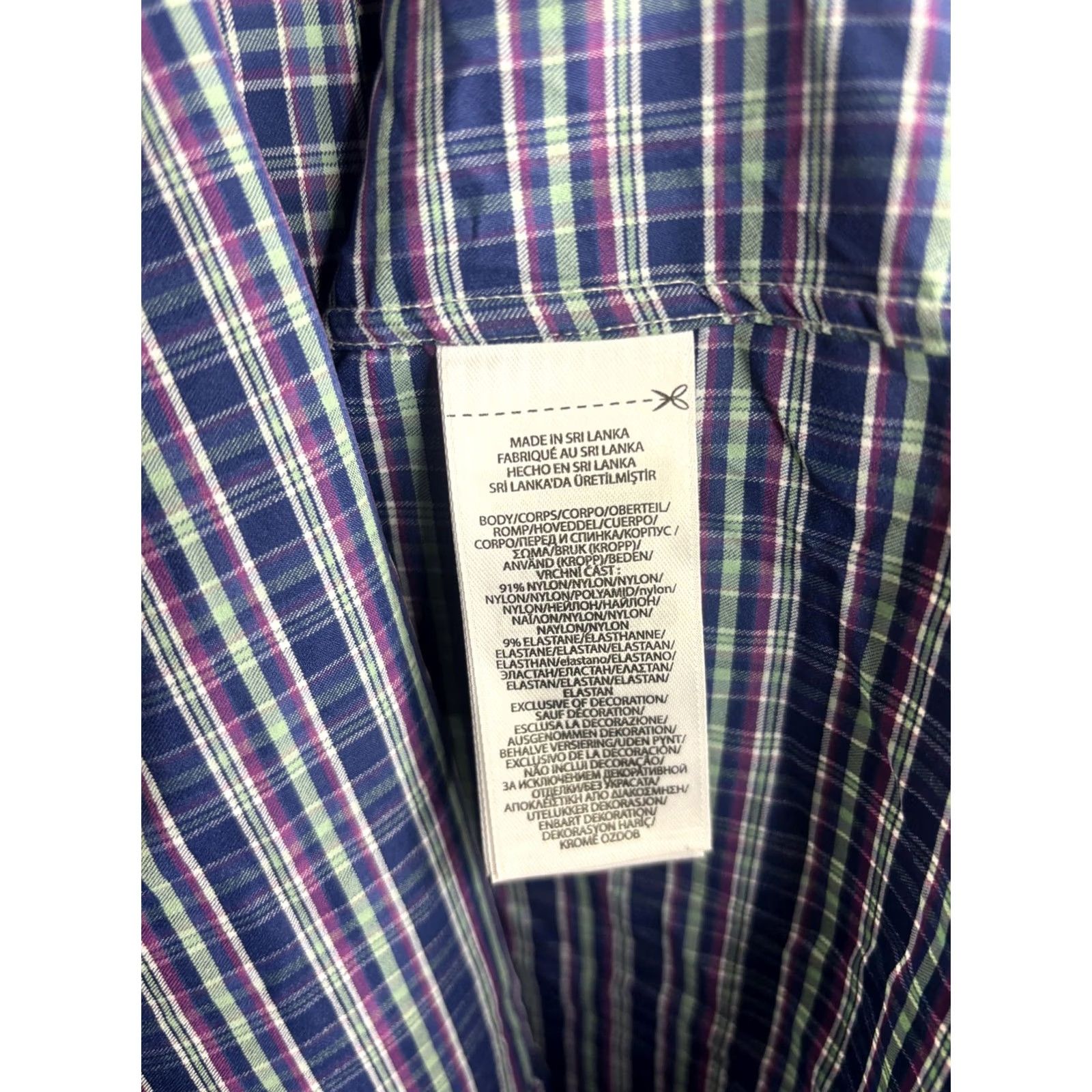 Polo Ralph Lauren Polo Ralph Lauren Mens 2XL Shirt Blue Plaid Performance Stretch Button Down Size US XXL / EU 58 / 5 - 5 Thumbnail