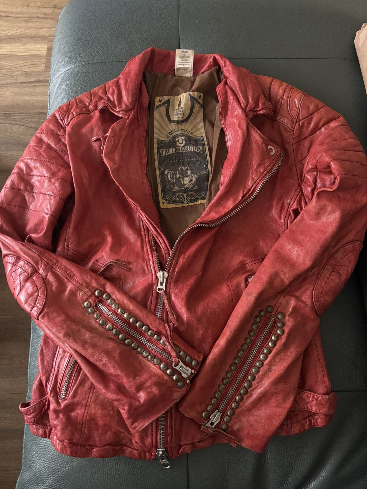 True Religion Vintage Biker True religion Jacket Size M / US 6-8 / IT 42-44 - 1 Thumbnail
