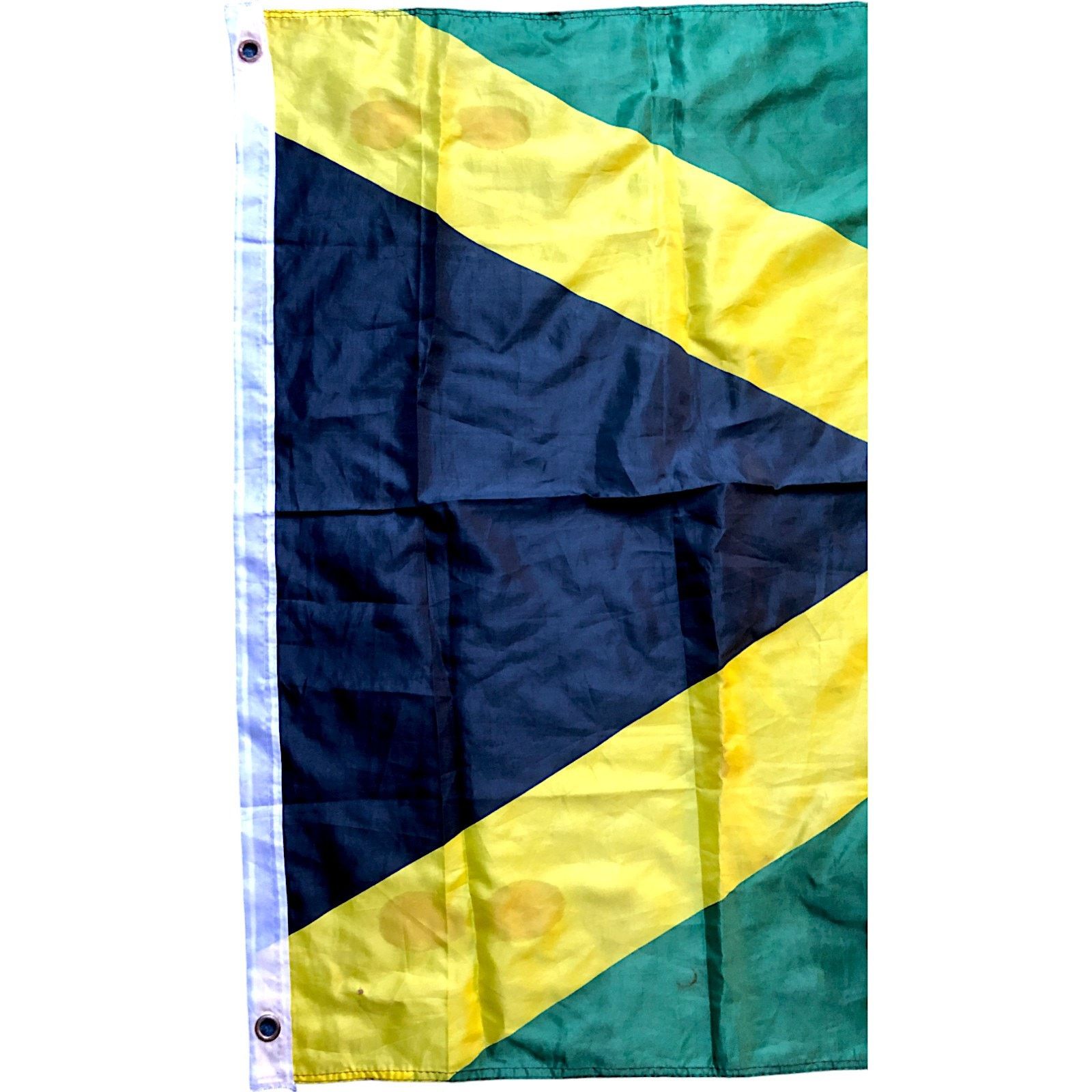 Flag & Anthem Jamaica Reggae Boyz National Flag w/ Grommets Size ONE SIZE - 2 Thumbnail