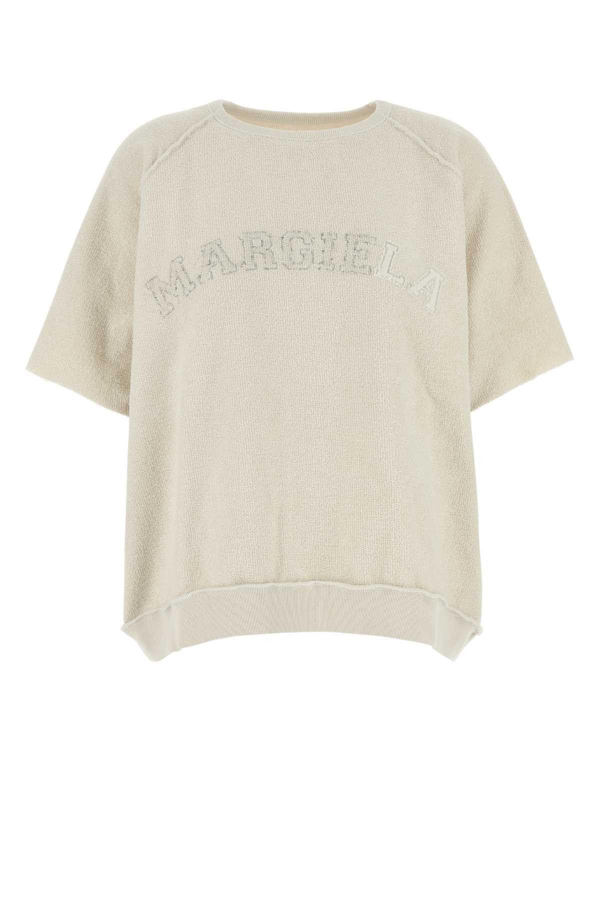 Tシャツ・カットソー MAISON MARGIELA IVORY COTTON OVERSIZE T-SHIRT Maison Margiela Ivory Cotton Oversize T-Shirt | Grailed