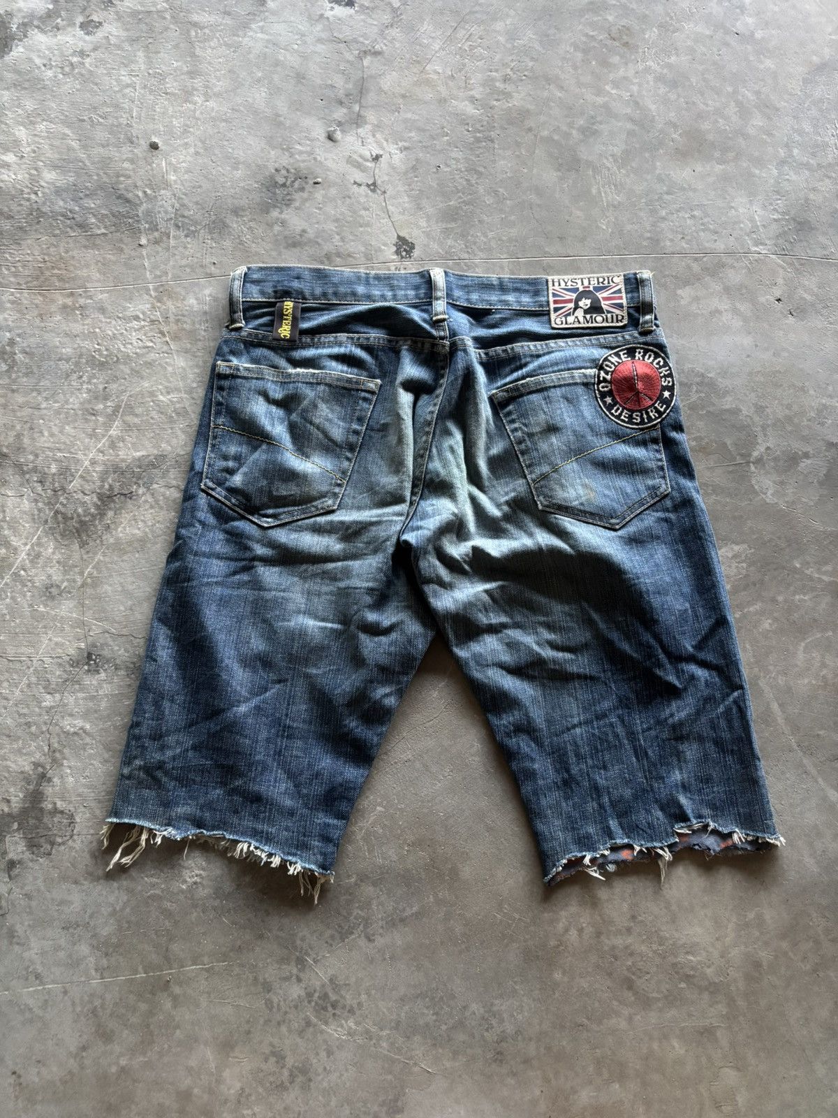 Hysteric Glamour HYSTERIC GLAMOUR Y2K studded punk patches short jeans Size US 30 / EU 46 - 11 Thumbnail