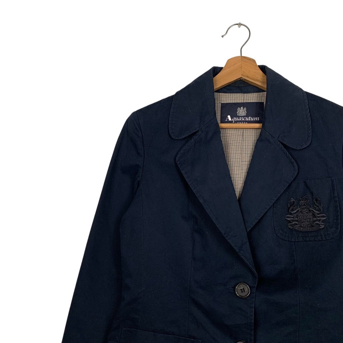 Aquascutum AQUASCUTUM London Suit Jacket Blazers #2592-C117 Size L / US 10 / IT 46 - 7 Thumbnail