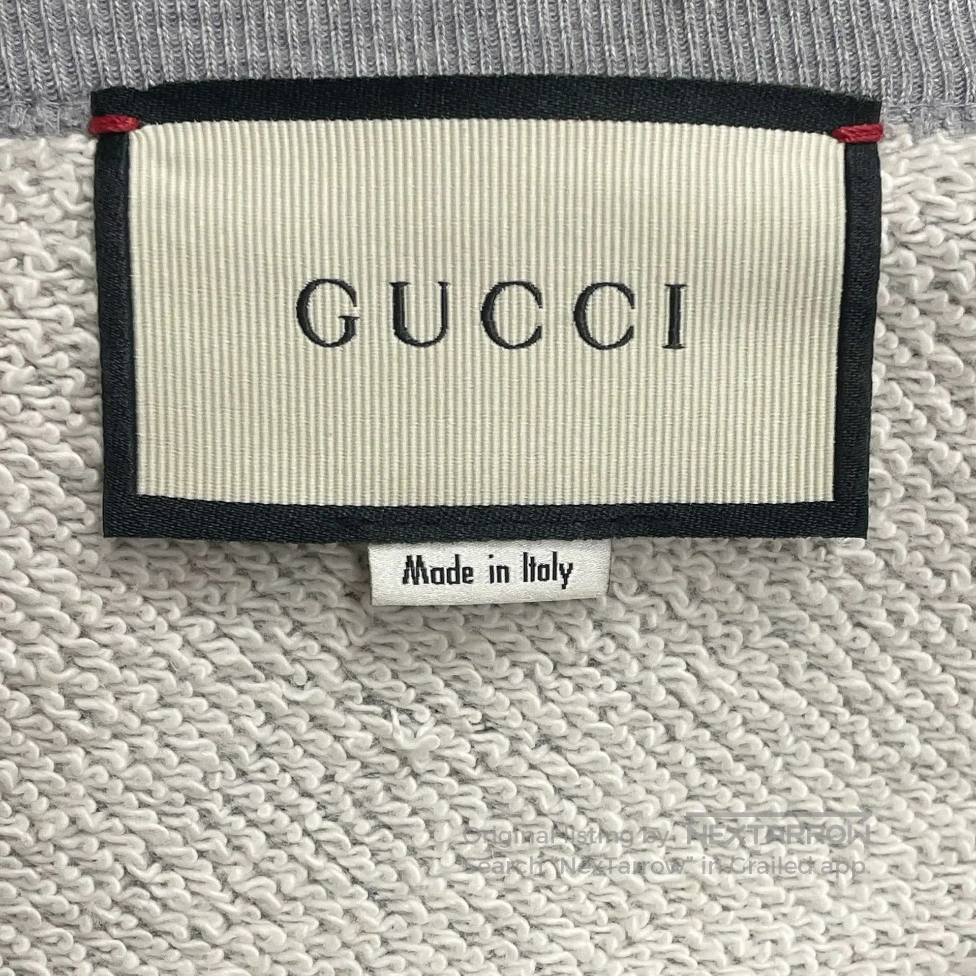 Gucci gucci gray hollywood sweatshirt with rainbow embroidery. Size US S / EU 44-46 / 1 - 5 Thumbnail
