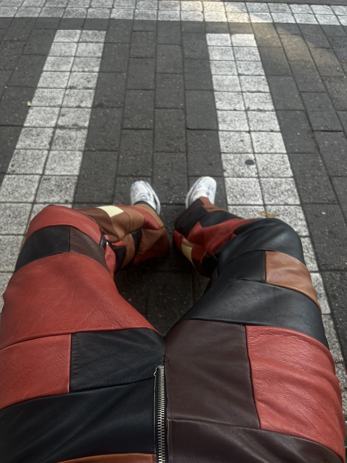 Other Handmade Flared Leather Pants Size US 31 - 9 Thumbnail
