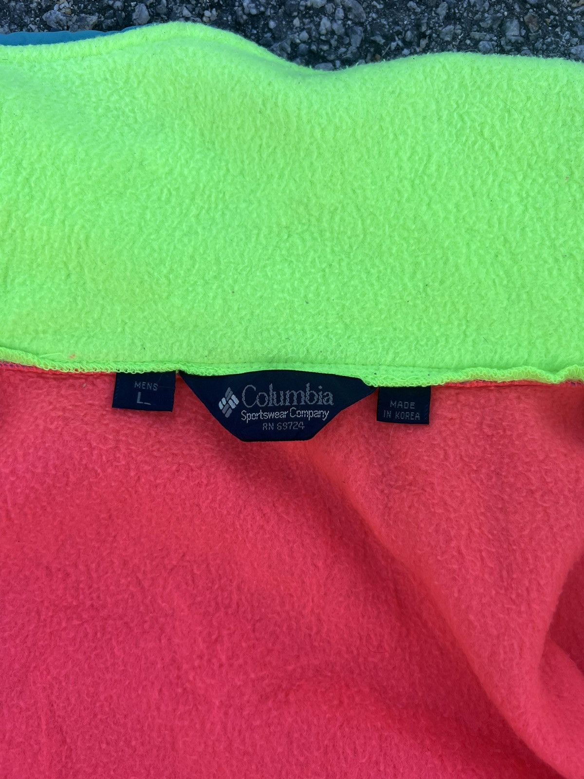 Columbia × Vintage Vintage Columbia Wizbang Colourful Fleece Jacket Size US L / EU 52-54 / 3 - 4 Thumbnail
