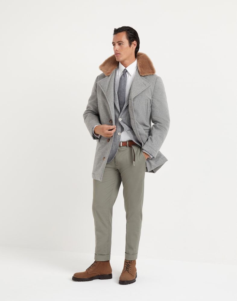 Brunello Cucinelli o1w1db10825 Dyed Pants in Sage Green Size US 32 / EU 48 - 4 Thumbnail