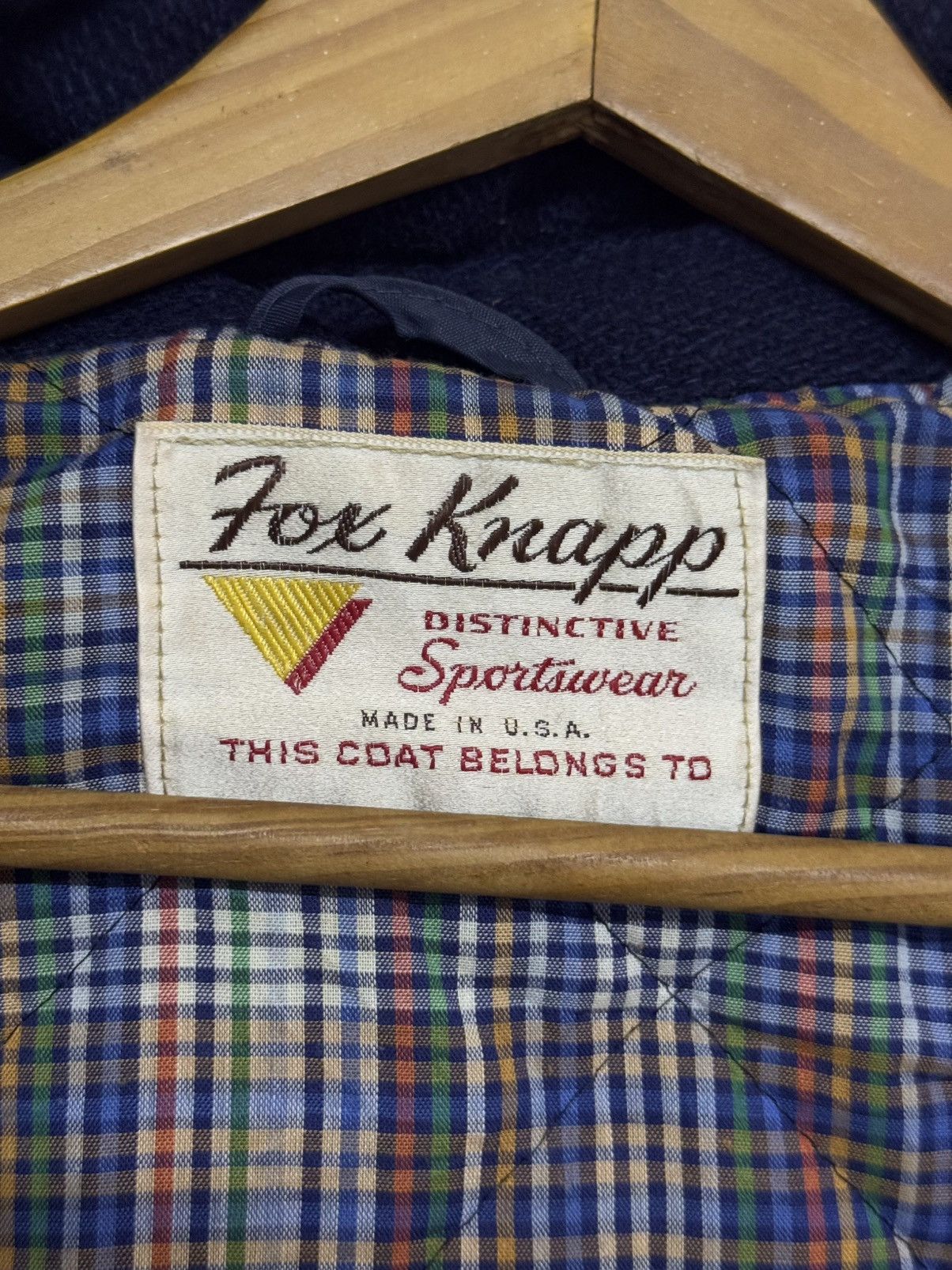 Vintage Vintage Fox Knapp Wool Jacket 50s Size US L / EU 52-54 / 3 - 12 Thumbnail