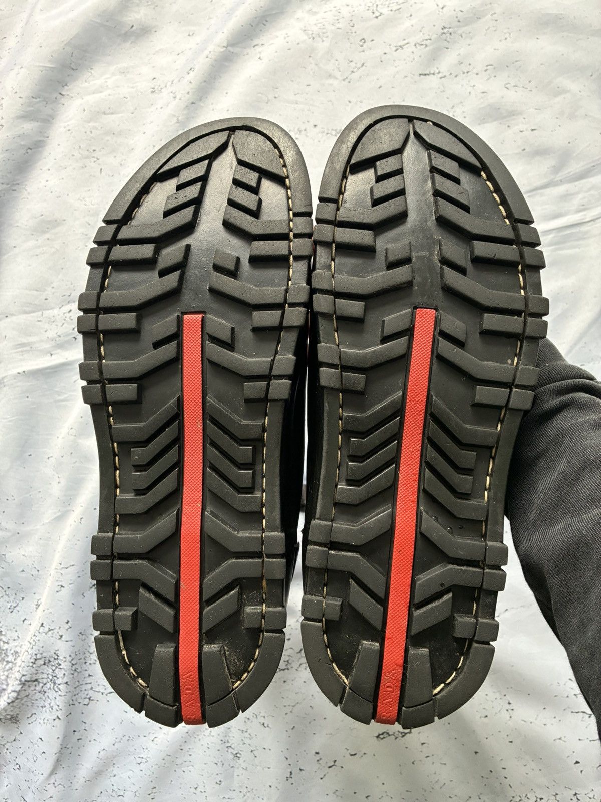 Prada 00s PRADA Linea Rossa Black Nylon Quilted Snow Boots Size US 12 / EU 45 - 8 Thumbnail