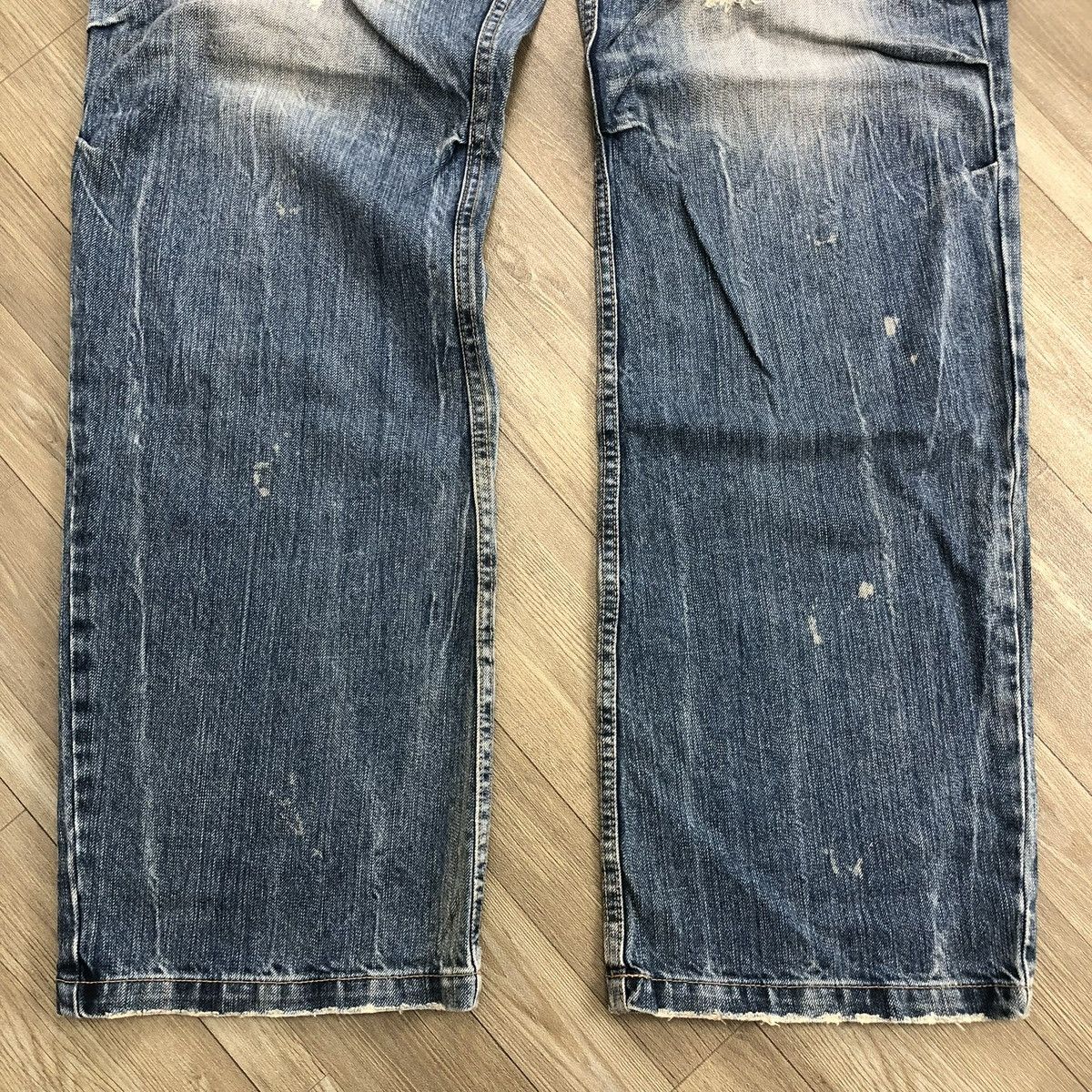 PPFM 2000s PPFM Distressed Faded Punk Lgb Style Bondage Jeans Y2K Size US 32 / EU 48 - 8 Thumbnail