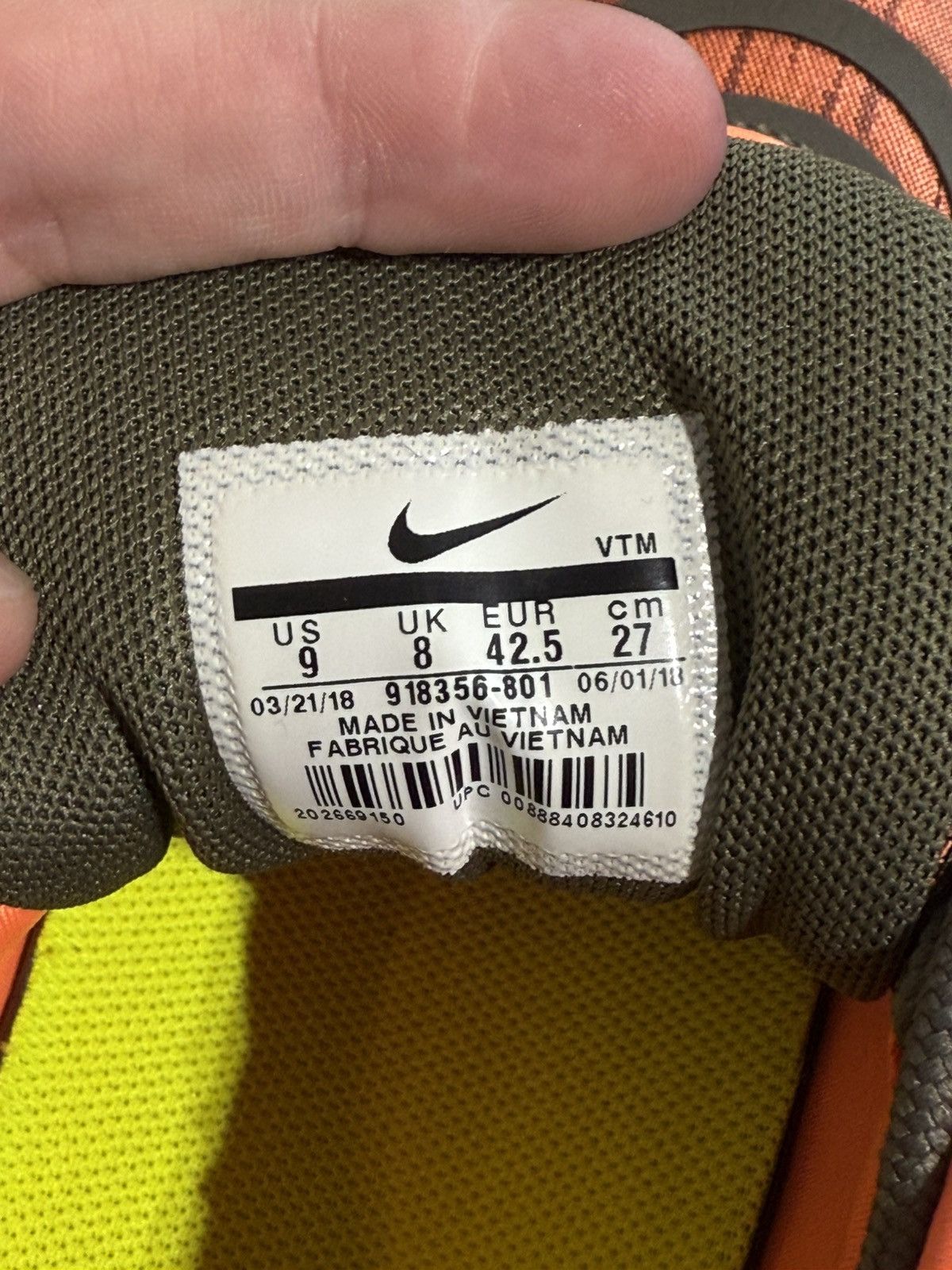 Nike Nike Air Max 97 Ultra 17 Total Orange Sequoia Size US 9 / EU 42 - 8 Thumbnail