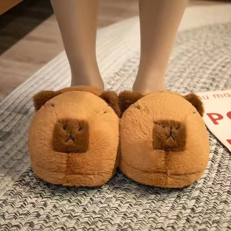 Designer × Japanese Brand Breathable Capybara Cotton Non-slip Slippers Size US 9 / EU 42 - 2 Thumbnail