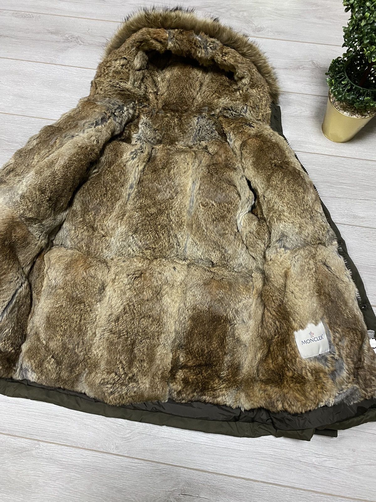 Moncler Moncler Chateaubriant rabbit fur coyote down puffer jacket Size US L / EU 52-54 / 3 - 4 Thumbnail