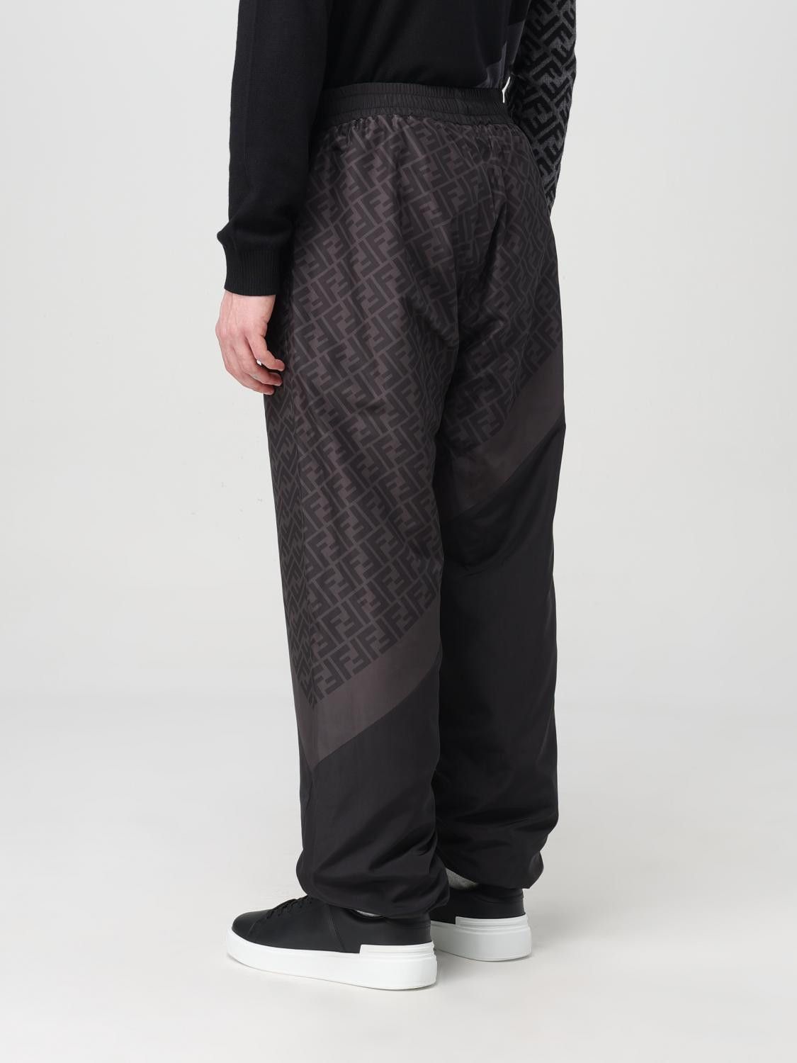Fendi o1s1wg110226 Sweatpant & Jogger in Chocolate Brown/Black Size US 36 / EU 52 - 3 Thumbnail