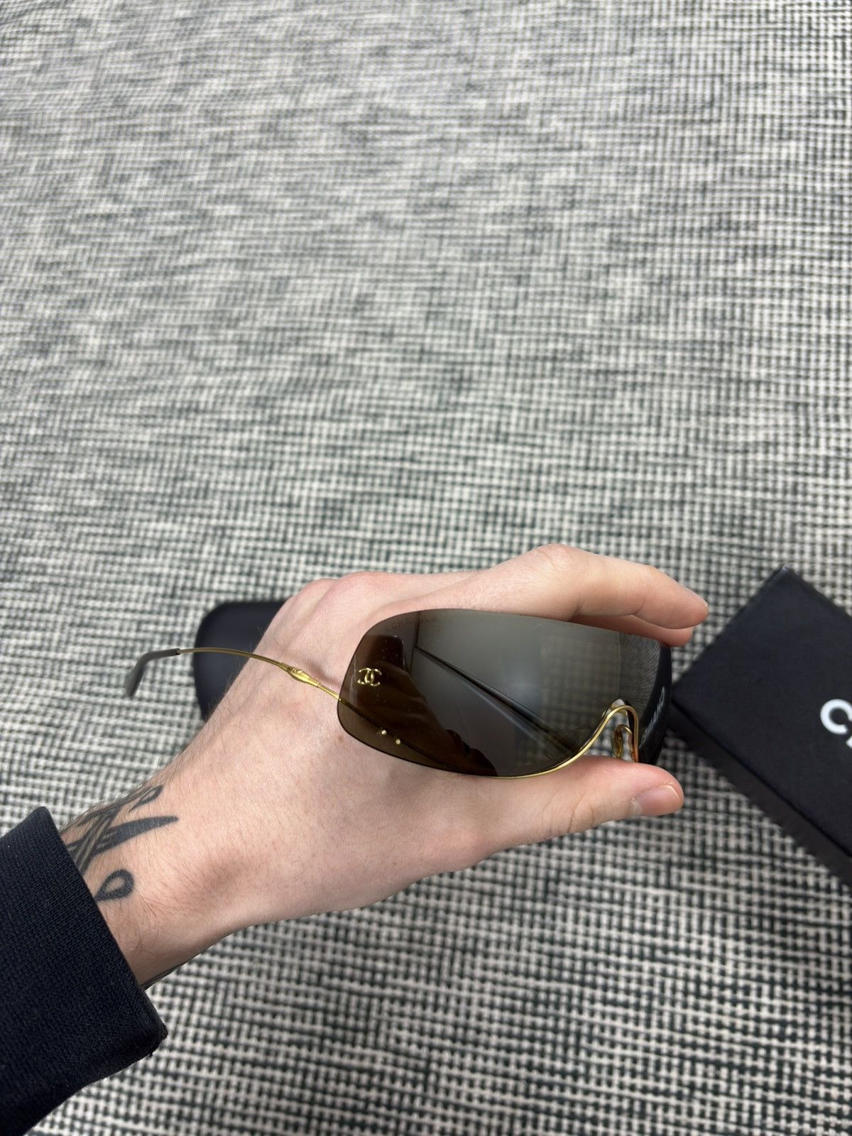 CHANEL サングラス　y2k archive Chanel Y2K Clear Sunglasses - irvrsbl
