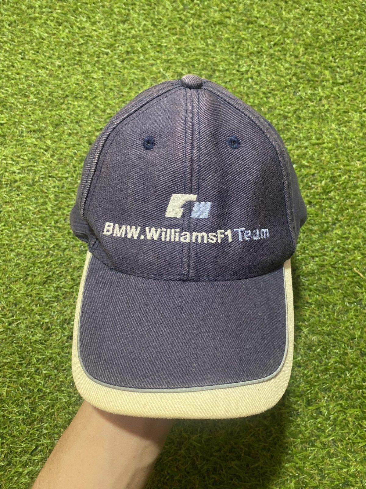 BMW Vintage Y2K BMW f1 Cap sun faded streetwear big logo style Size ONE SIZE - 1 Thumbnail