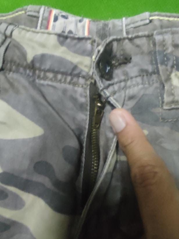 Zara CAMOUFLAGE ZARA CARGO PANTS Size US 27 - 5 Thumbnail