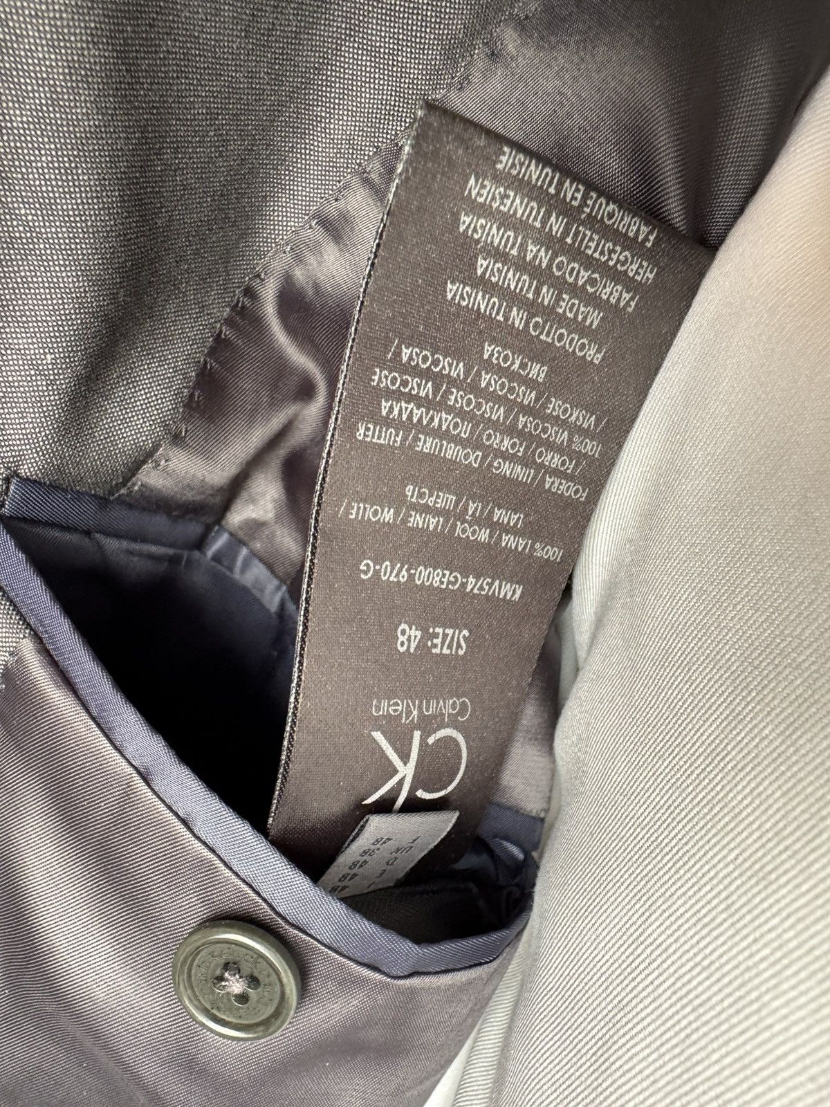 Calvin Klein Calvin Klein 48 grey suit Size 48R - 5 Thumbnail