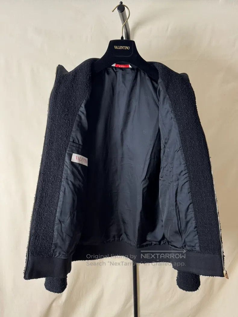 Valentino Valentino Solid color stand-up collar long-sleeved jacket Size US S / EU 44-46 / 1 - 4 Thumbnail