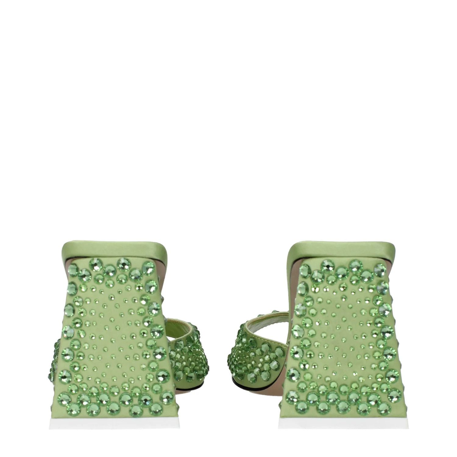 The Attico ob1o1e1224 Satin Sandals in Green/Lime Size US 6 / IT 36 - 5 Thumbnail