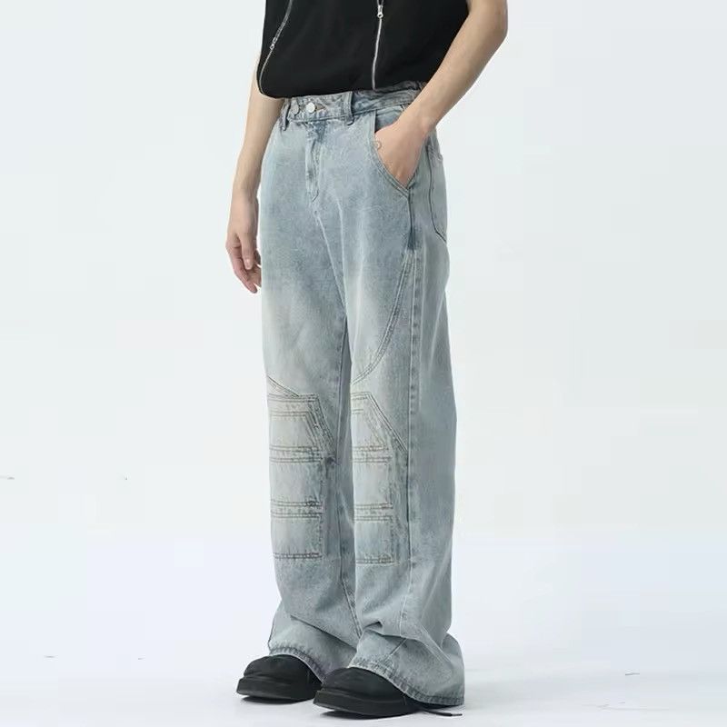 Japanese Brand × Jean Straight Leg Washed Blue Jean Size US 32 / EU 48 - 2 Thumbnail