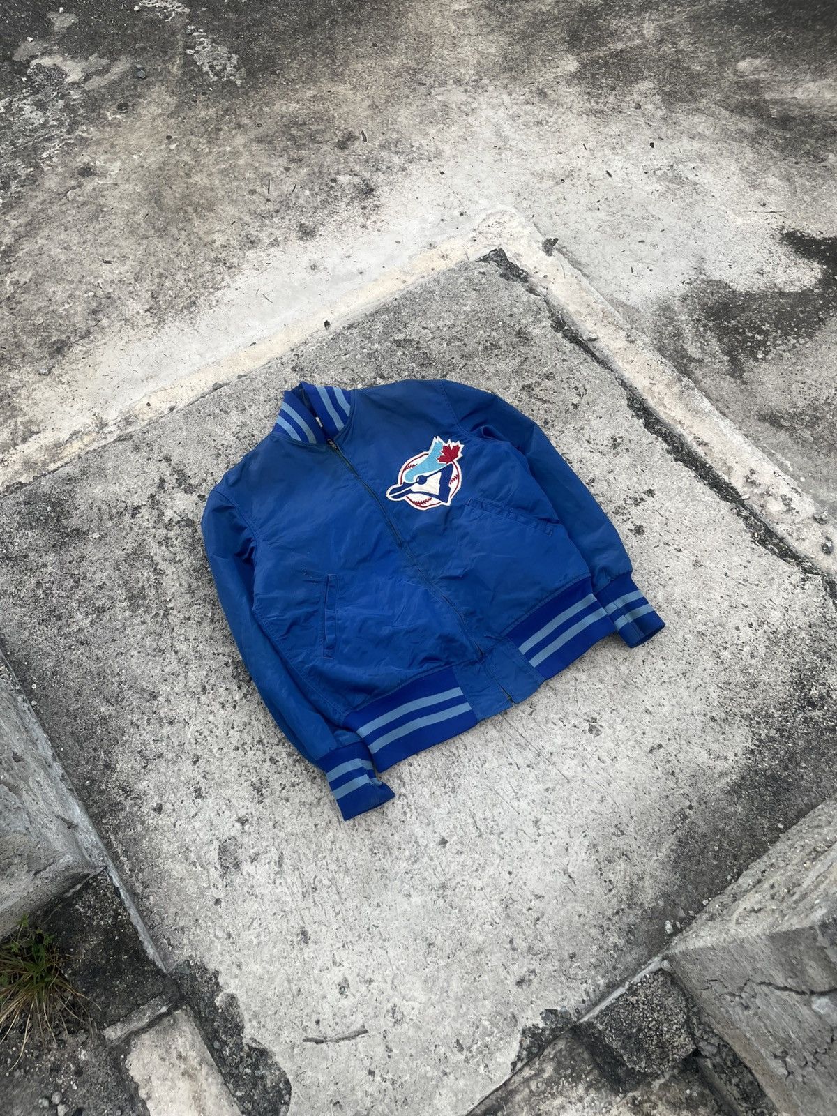 MLB × Vintage RARE Authentic Vintage 60s MLB Toronto Blue Bomber Jacket Size US M / EU 48-50 / 2 - 1 Thumbnail