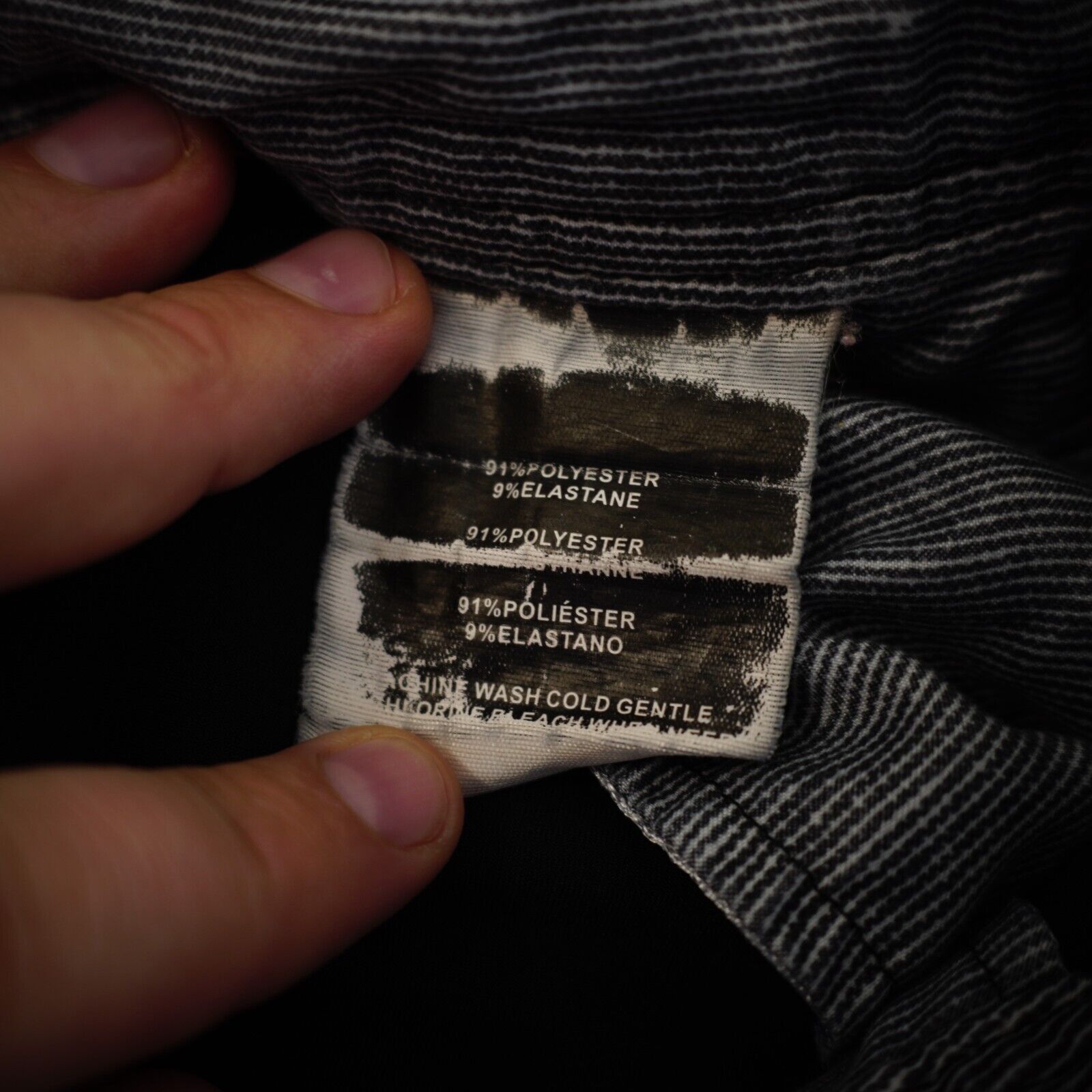 O'Neill DAMAGED Faded O'Neil Black High Rise Polyester Elastane Shor Size US 36 / EU 52 - 10 Thumbnail