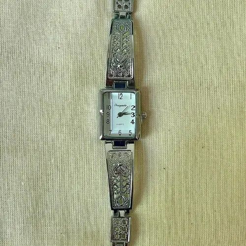 VIBE 2000s vintage rectangle stainless steel quartz luxury watch Size ONE SIZE - 7 Thumbnail