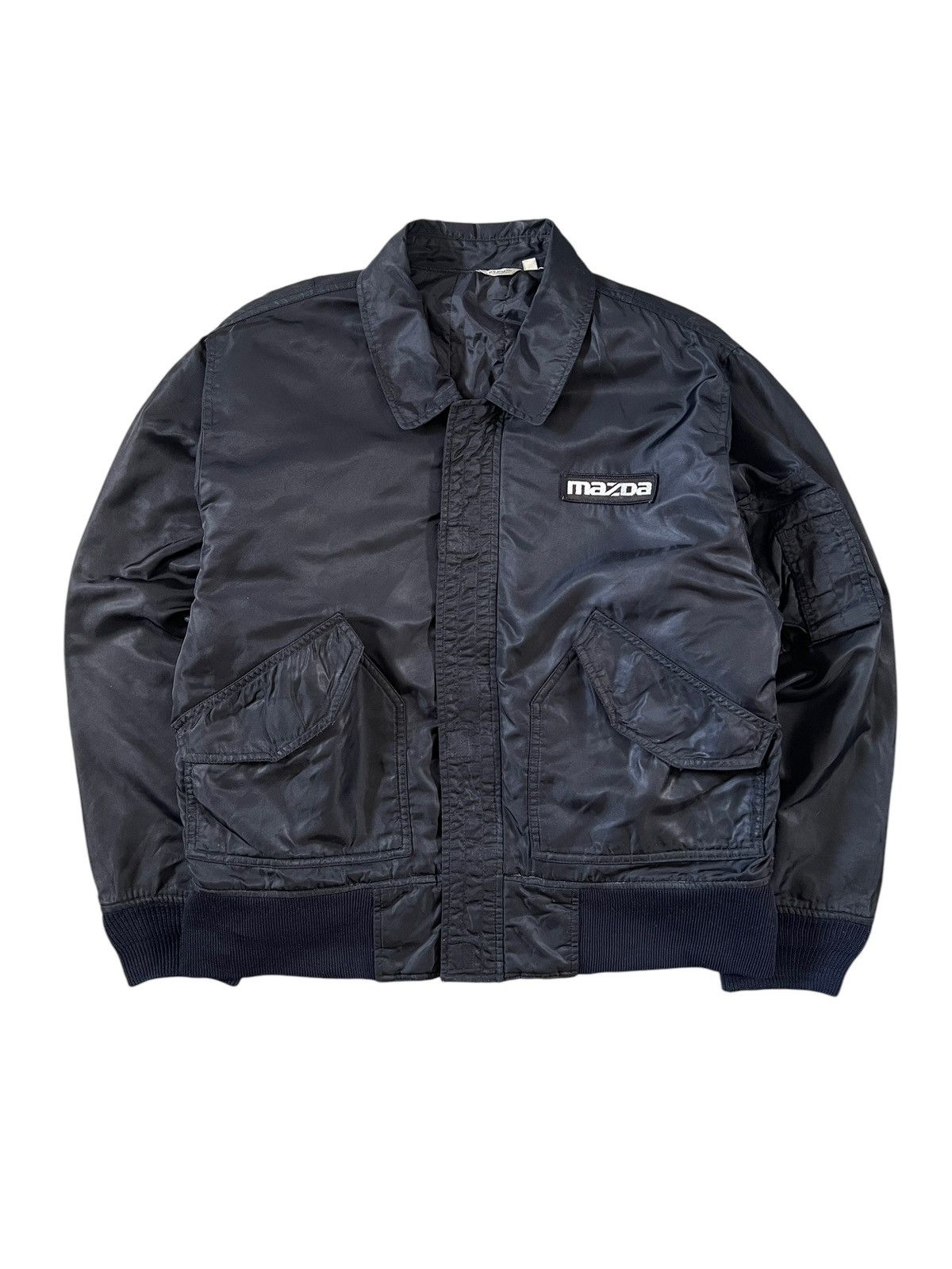 Vintage Vintage 80s Mazda Staff Bomber Jacket Size US L / EU 52-54 / 3 - 10 Thumbnail