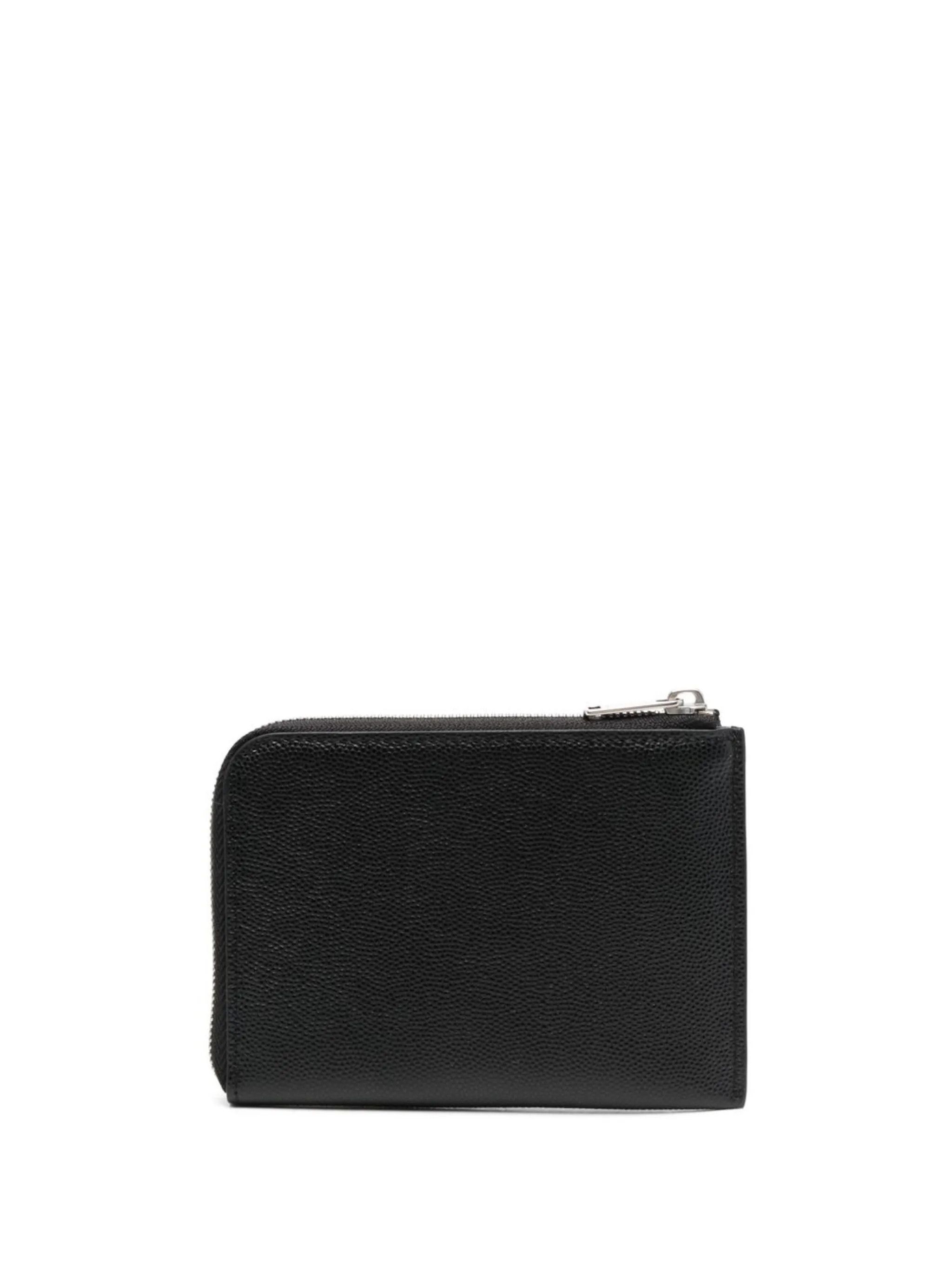 Palm Angels o1gr1nt0425 Size: OS / I Love Pa Zipped Card Holder in Black Size ONE SIZE - 2 Thumbnail