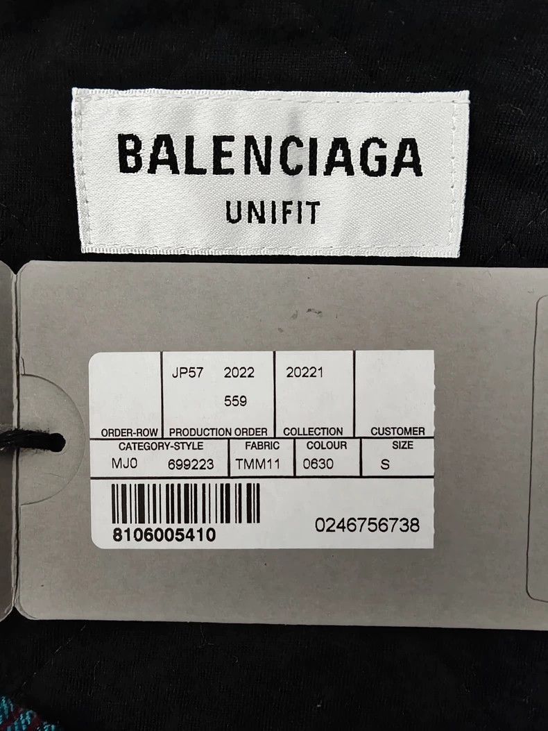 Balenciaga Balenciaga 22ss flannel rendered vintage plaid gradient hoo Size US S / EU 44-46 / 1 - 4 Thumbnail