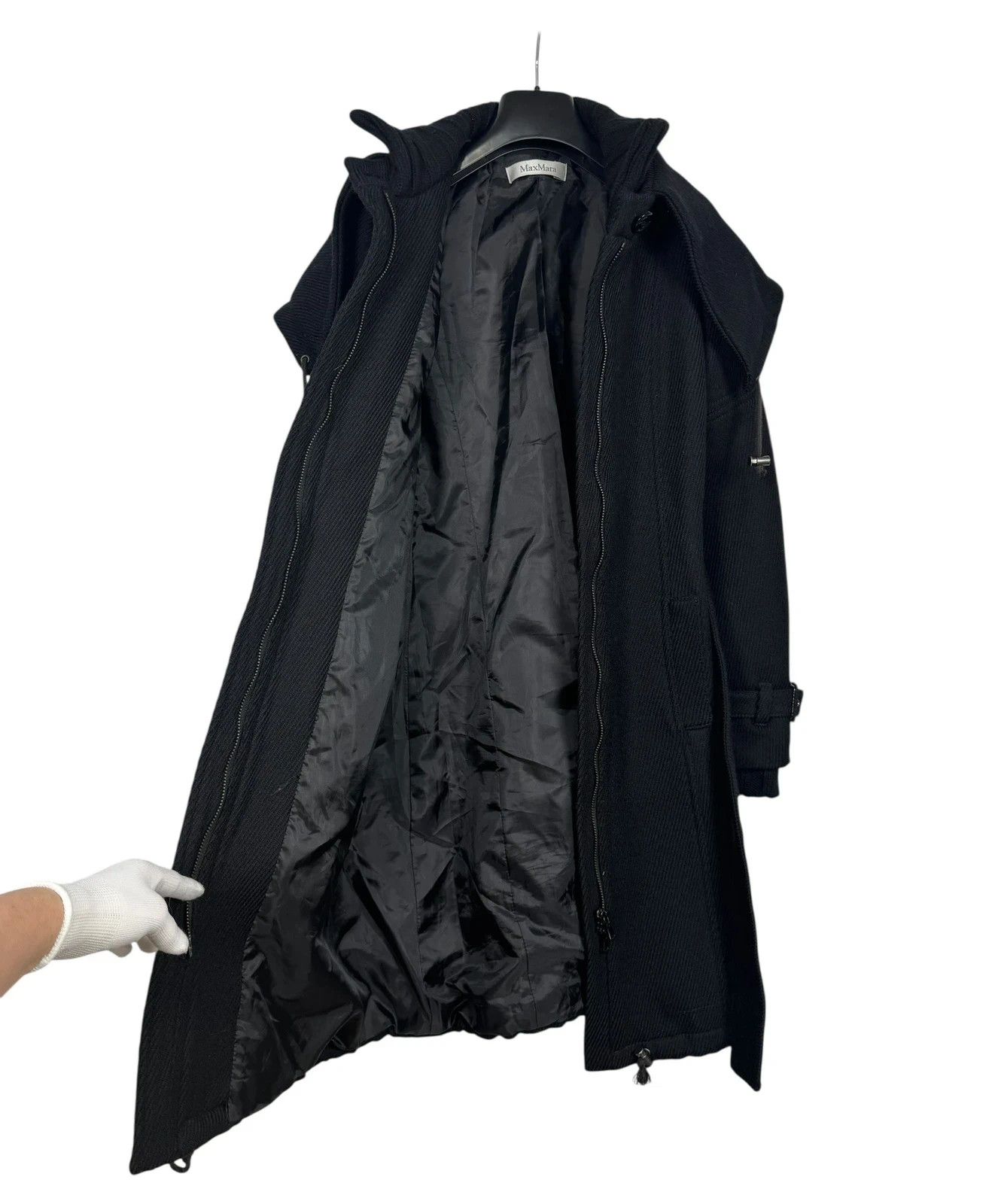 Max Mara Max Mara Wool Coat Belted Twill size UK6 US4 Size XS / US 0-2 / IT 36-38 - 12 Thumbnail
