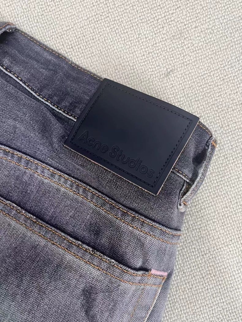Acne Studios Acne Studios Black distressed ink-wash jeans Size US 30 / EU 46 - 3 Thumbnail