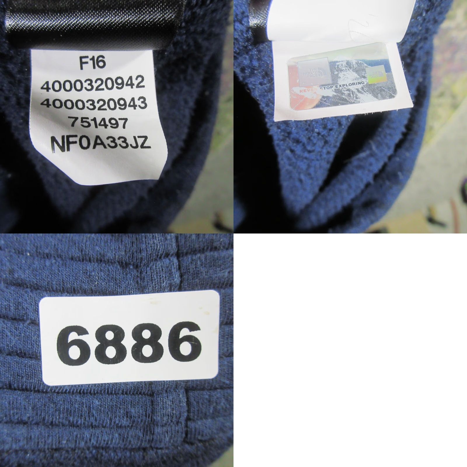 The North Face The North Face Fleece Sweater Jacket Womens XS Navy Blue Hooded Full Zip High Neck Rib Sleeves Mid-Length Casual Winter Spring Fall Womens Size XS / US 0-2 / IT 36-38 - 8 Thumbnail