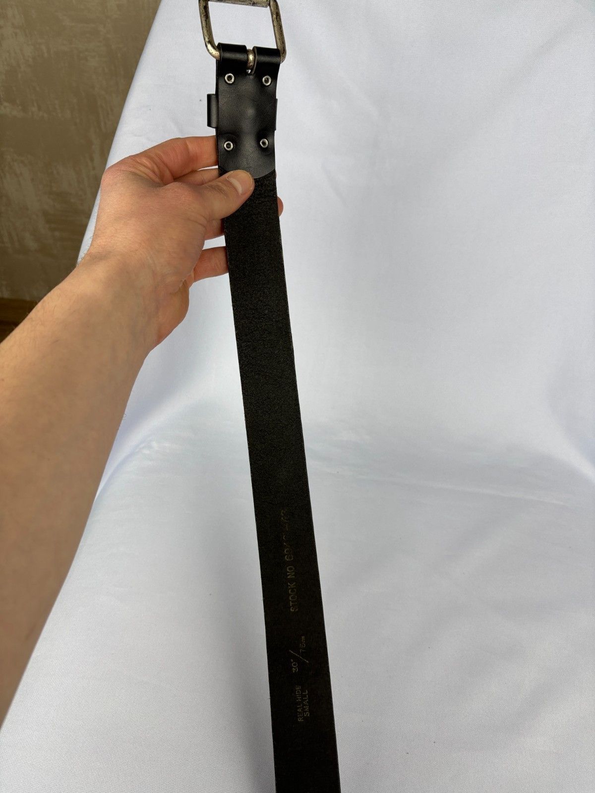 Vintage Fosters Trading Company Vintage Leather Belt 30" 76 cm Small Size 30 - 8 Thumbnail