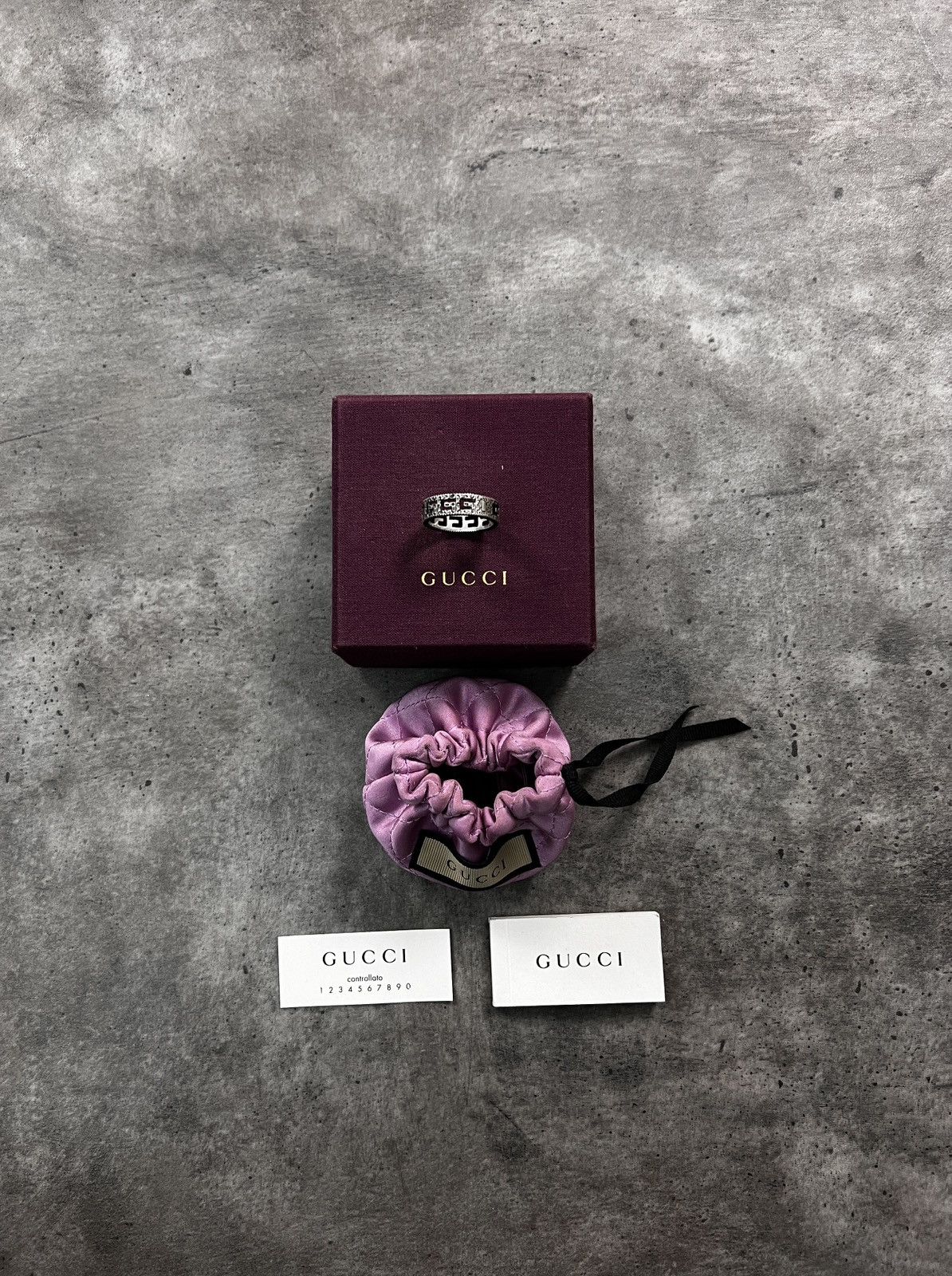 Gucci Monogram ring