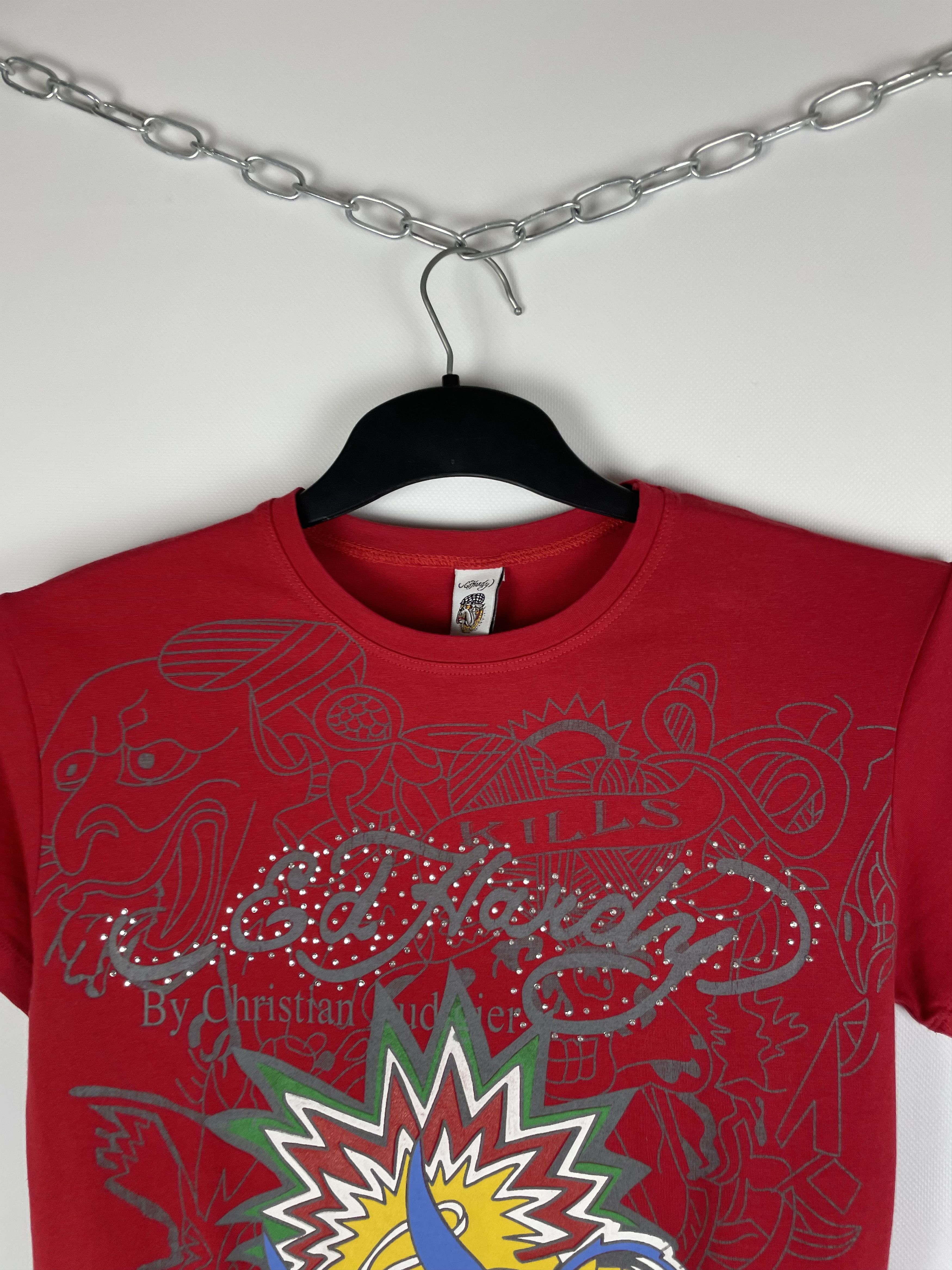 Christian Audigier Vintage Y2K Ed Hardy Tee Size L / US 10 / IT 46 - 4 Thumbnail
