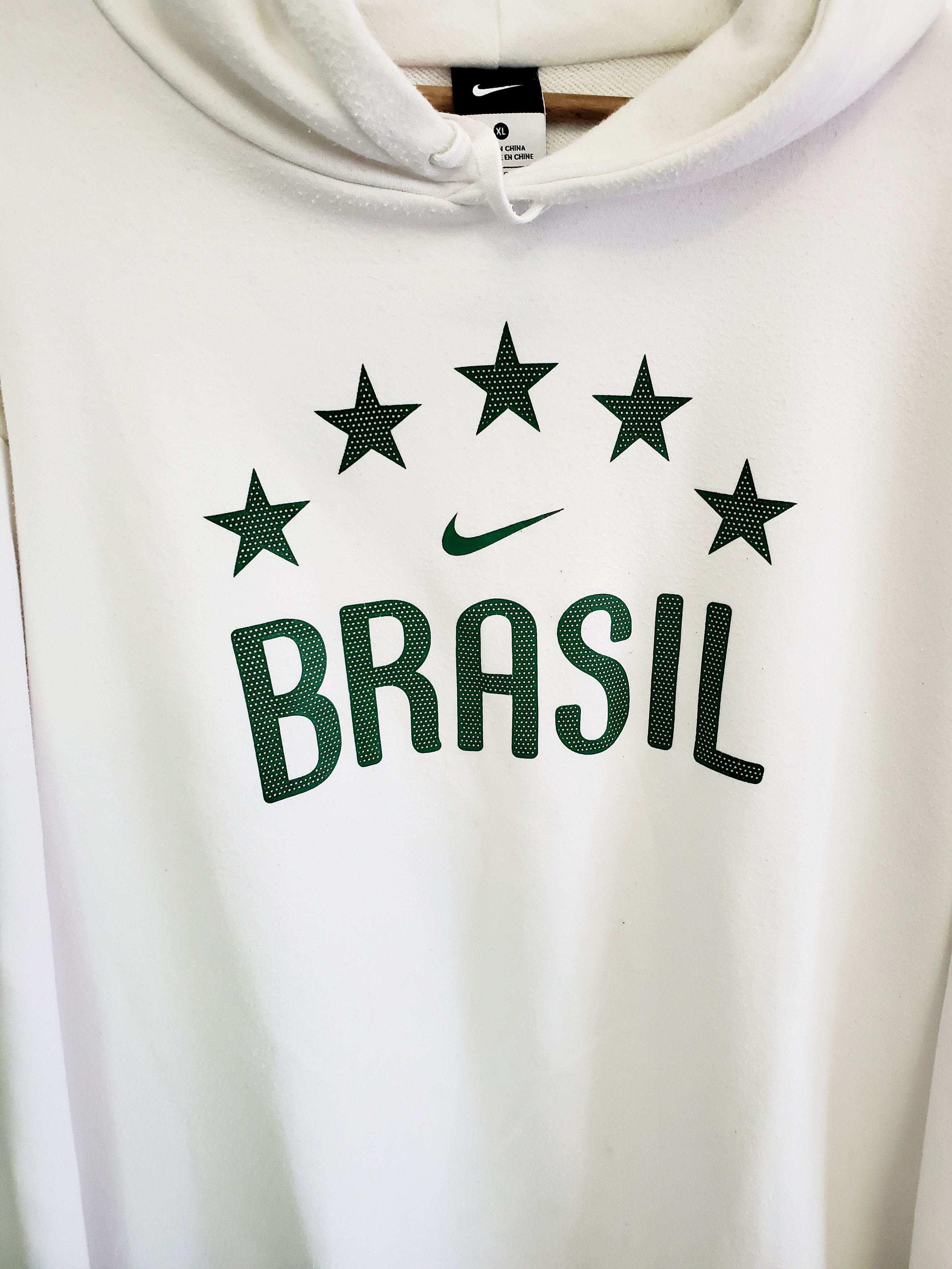 Nike Nike Hoodie Brasil Soccer Pullover Sweatshirt World Cup Xl Size US XL / EU 56 / 4 - 2 Thumbnail