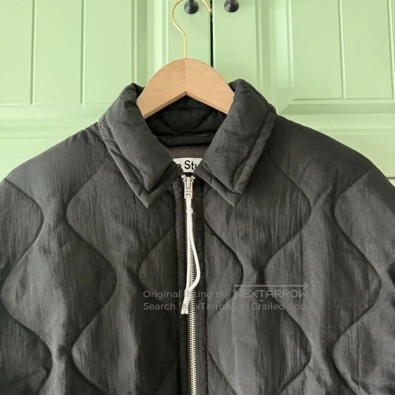 Acne Studios Acne Studios Black Quilted Jacket - 100% Nylon - Fleece Li Size M / US 6-8 / IT 42-44 - 6 Thumbnail
