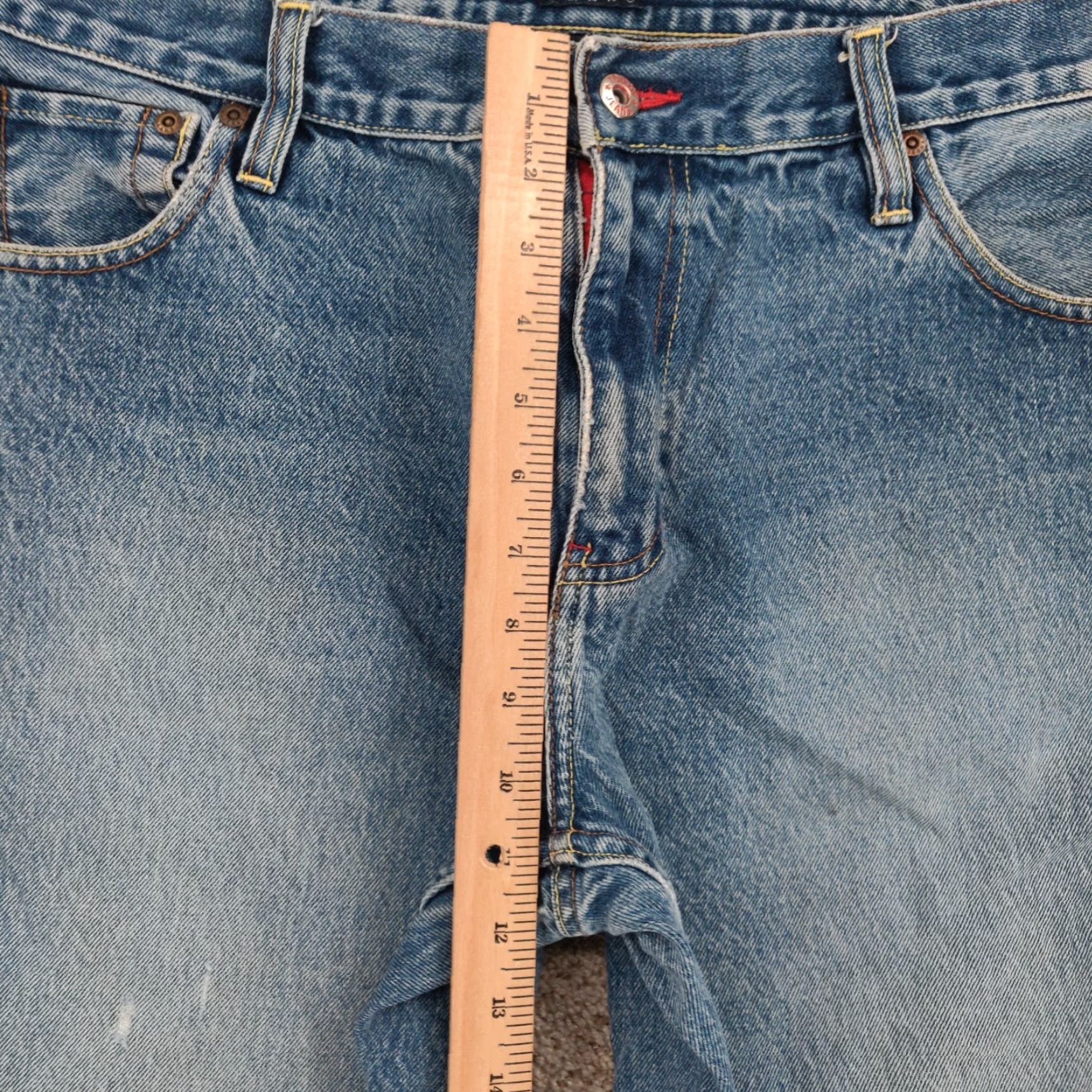 Tommy Hilfiger VINTAGE Tommy Hilfiger Jeans Men 34x30 Light Blue Denim Straight Size US 34 / EU 50 - 6 Thumbnail