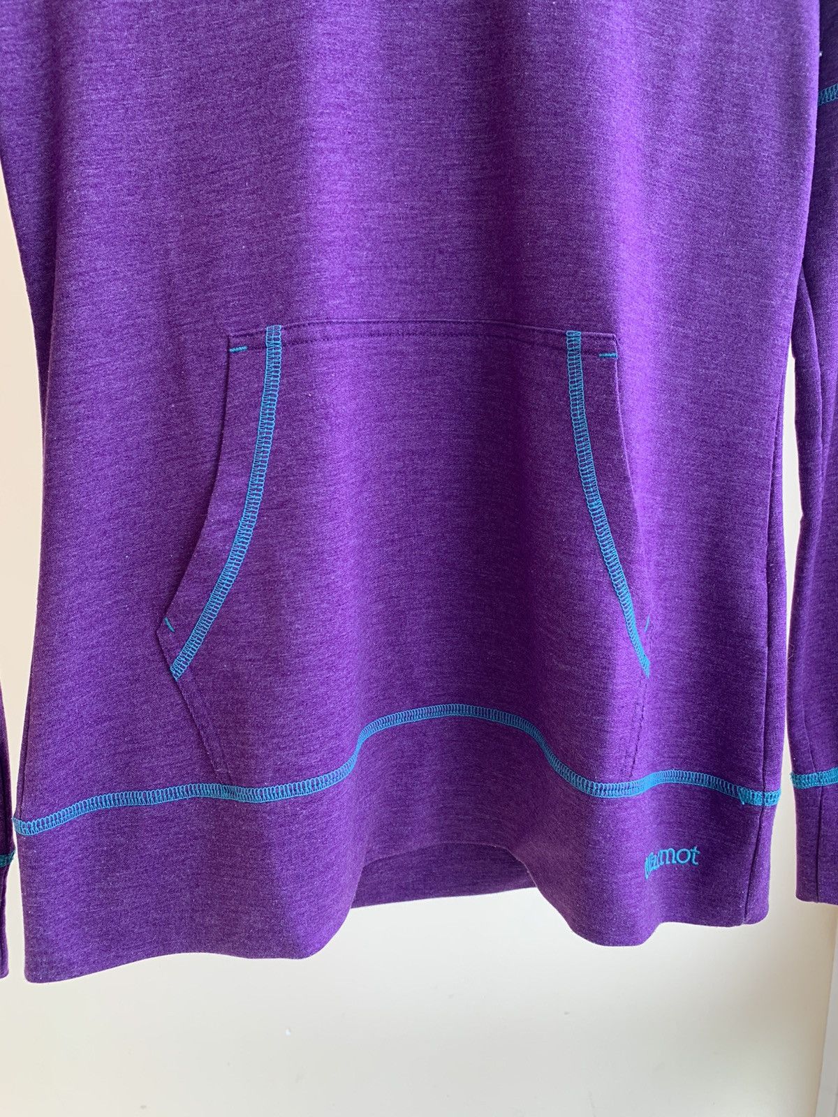 Marmot Marmot V-Neck Lightweight Polyester Tencel Hoodie Size XS / US 0-2 / IT 36-38 - 5 Thumbnail