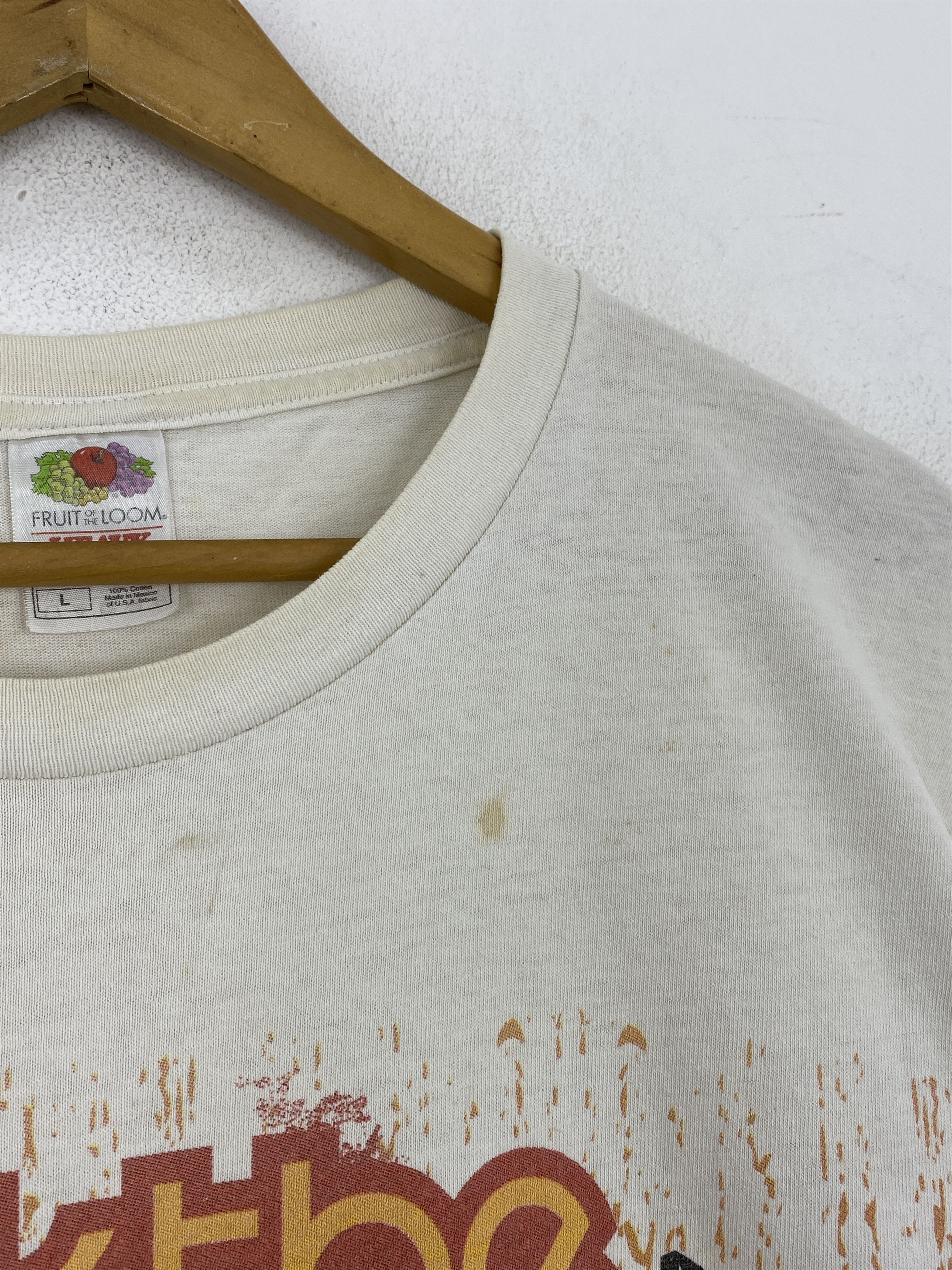 Band Tees × Fruit Of The Loom × Vintage Vintage 2007 Rock The Bells RATM Wu Tang Tshirt TA0602 Size US L / EU 52-54 / 3 - 14 Thumbnail
