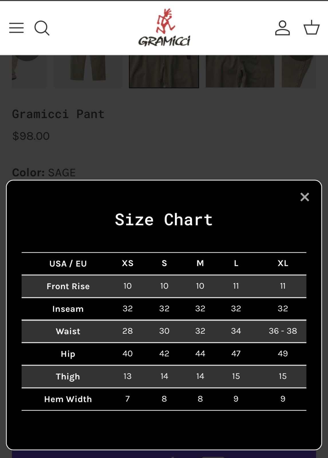 Gramicci Gramicci Pant Size US 32 / EU 48 - 3 Thumbnail