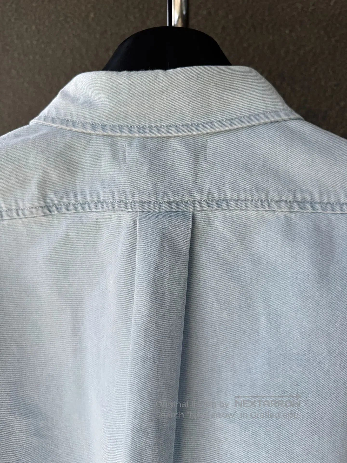 Miu Miu miu miu cropped denim button-up shirt. Size M / US 6-8 / IT 42-44 - 5 Thumbnail