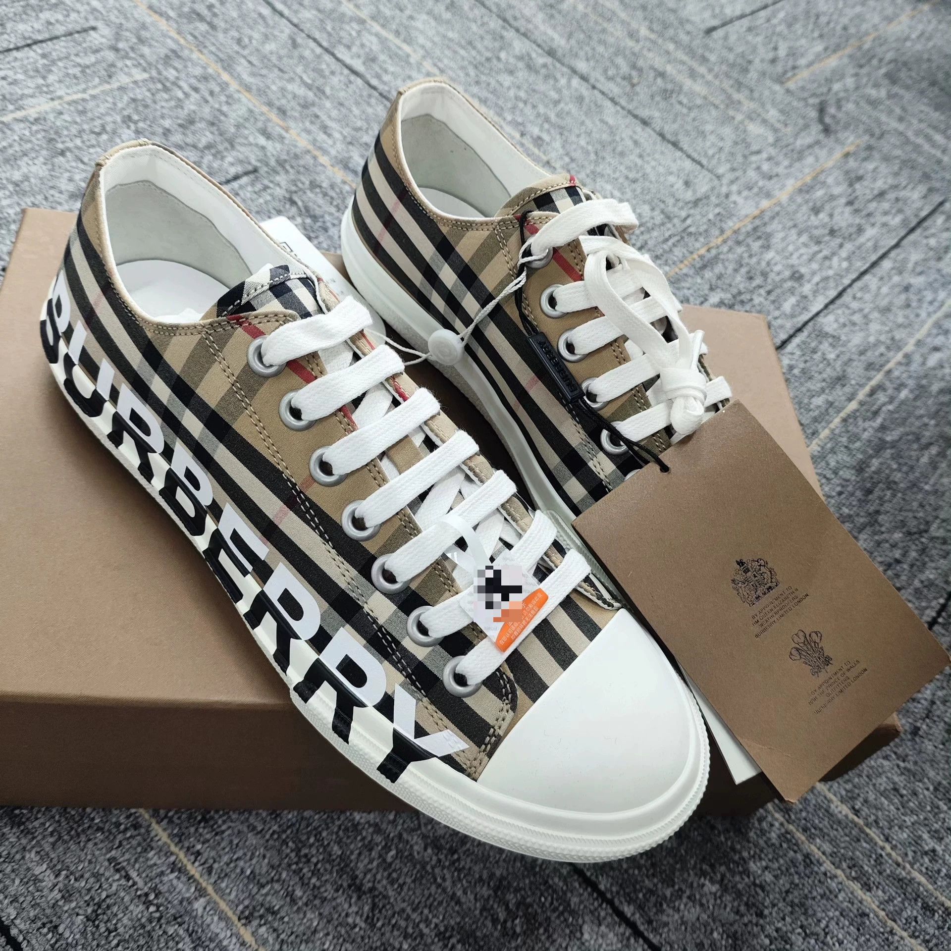 Burberry Burberry Brown Canvas Check Flats 41 New Unused Size US 8 / EU 41 - 2 Thumbnail