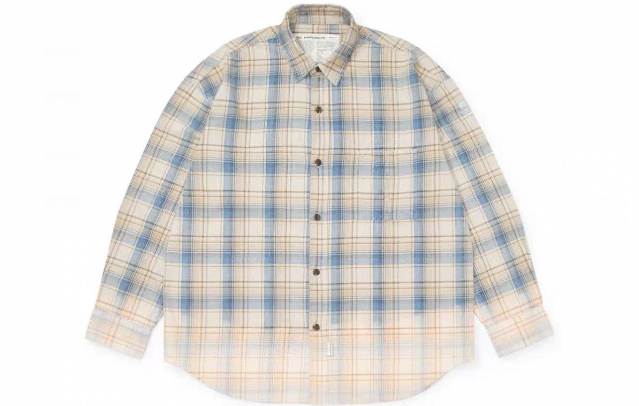 MADNESS 22AW DIP DYE CHECKED SHIRT Size L