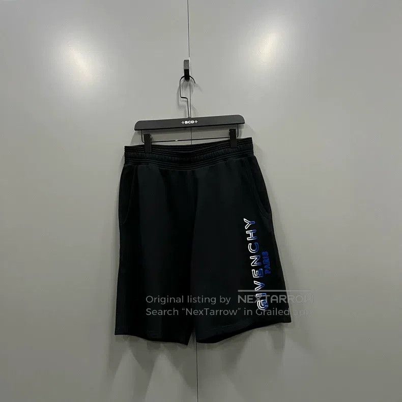 Givenchy Givenchy SizeL Gradient Logo Embroidered Shorts, Sizes L an Size US 31 - 1 Thumbnail