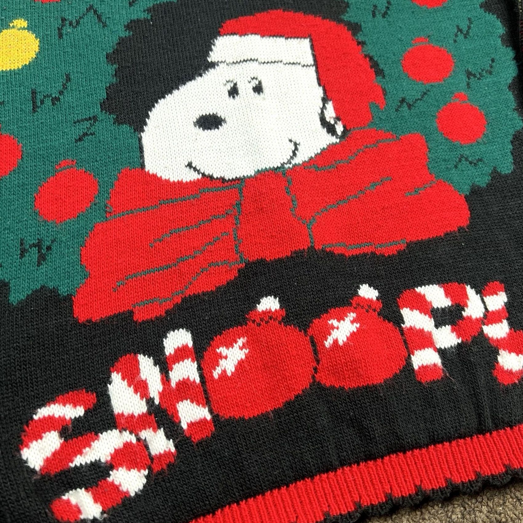 Peanuts VINTAGE Snoopy & Friends Peanuts Christmas Womens Sweater Large Size L / US 10 / IT 46 - 6 Thumbnail